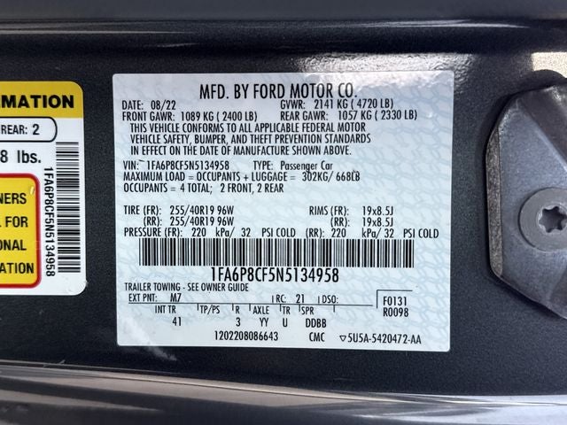 2022 Ford Mustang GT Premium