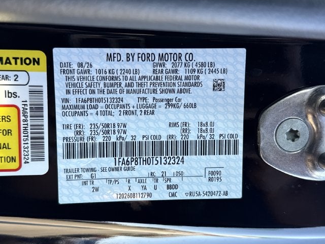 2026 Ford Mustang EcoBoost