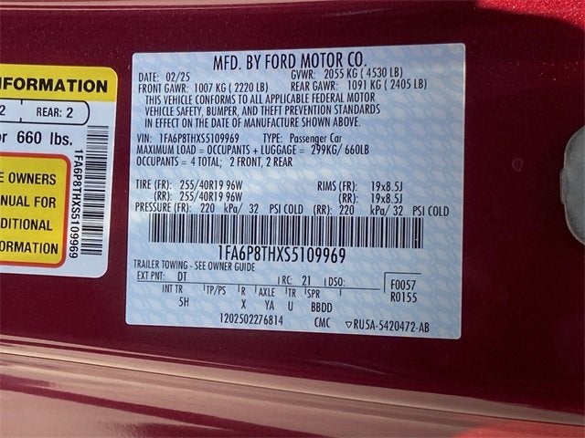 2025 Ford Mustang EcoBoost Premium