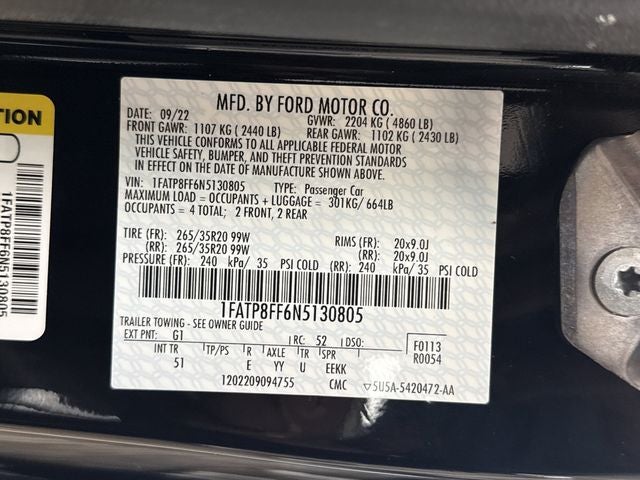 2022 Ford Mustang GT Premium