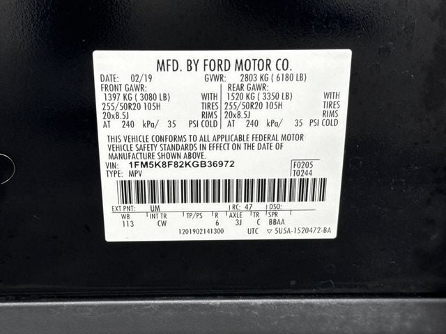 2019 Ford Explorer Limited