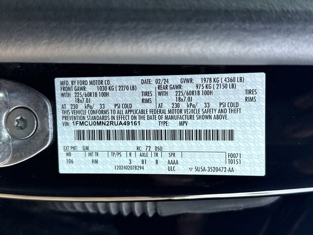 2024 Ford Escape ST-Line