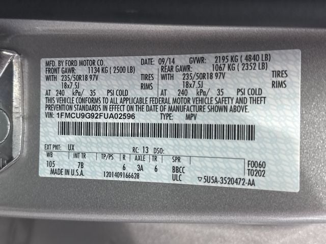2015 Ford Escape SE