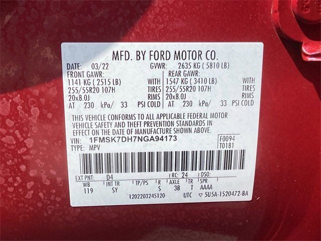 2022 Ford Explorer XLT