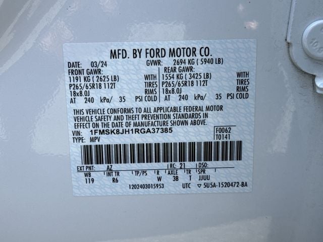 2024 Ford Explorer Timberline