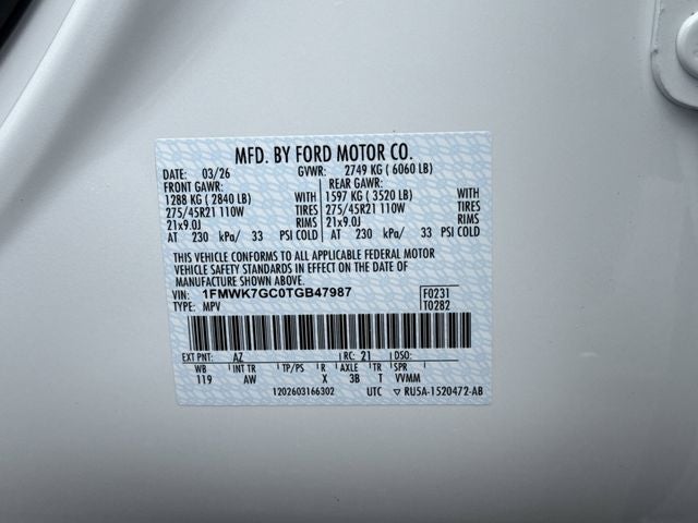 2026 Ford Explorer ST