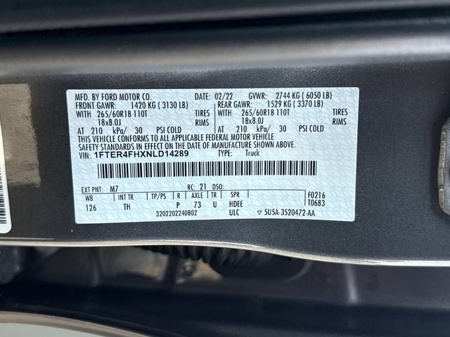 2022 Ford Ranger XLT