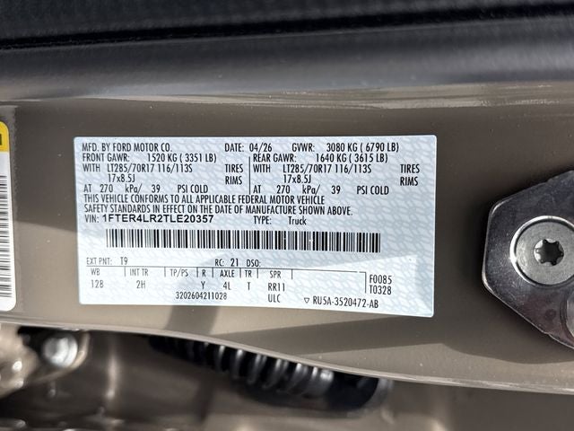 2026 Ford Ranger Raptor