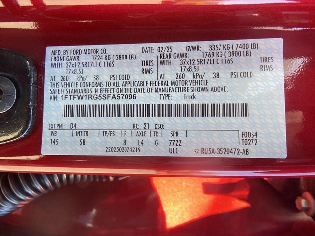 2025 Ford F-150 Raptor