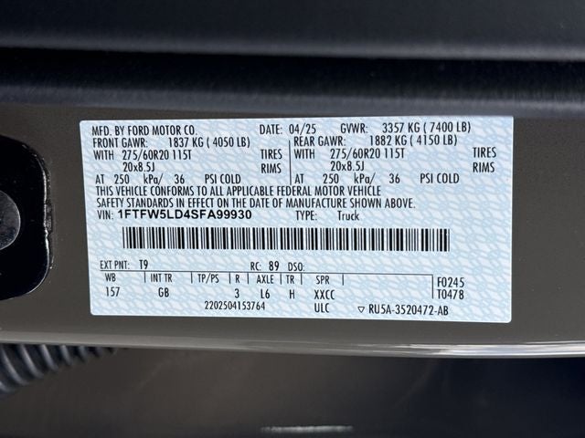 2025 Ford F-150 Lariat