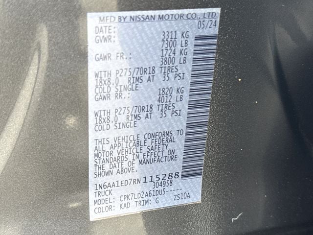 2024 Nissan Titan PRO-4X