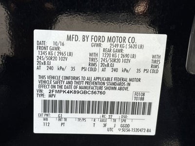 2016 Ford Edge Titanium