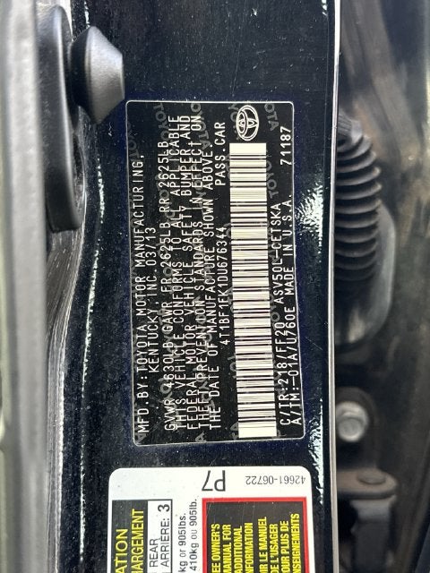 2013 Toyota Camry SE