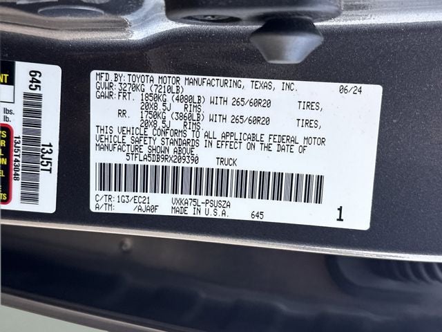 2024 Toyota Tundra SR5
