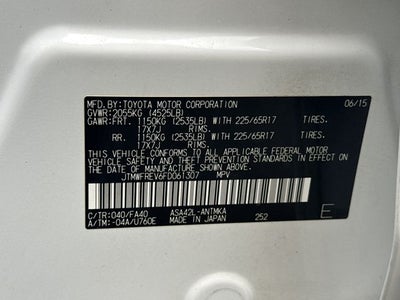 2015 Toyota RAV4 XLE